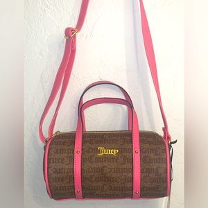 COPY - Juicy Couture Barrel Cylinder Purse Bag Brown Pink Y2k Style